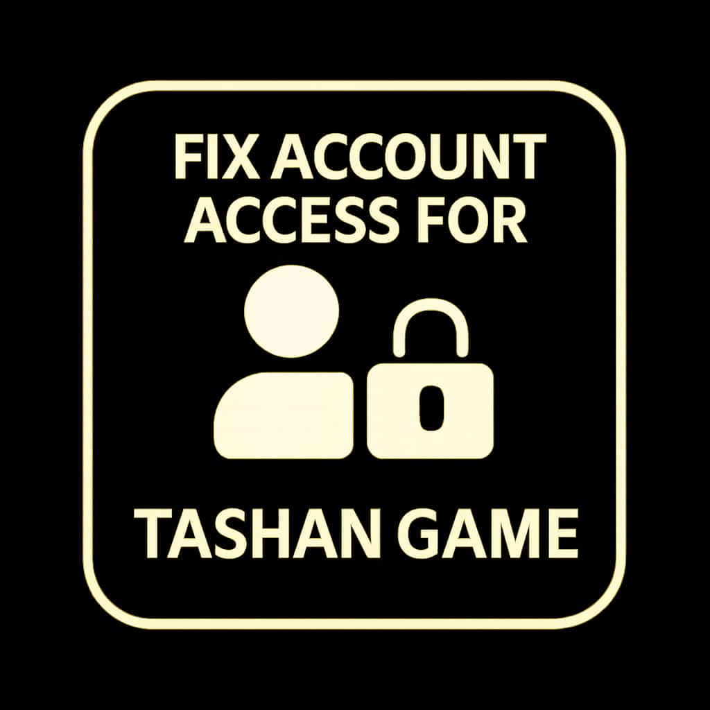 A badge symbolizing assistance with Tashan Game account access.