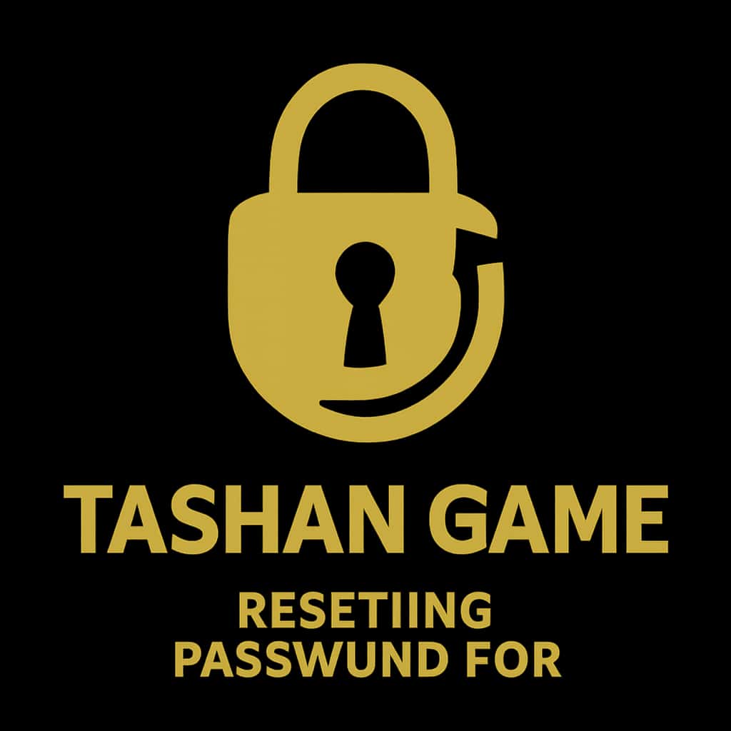 A clean and professional icon illustrating the concept of password resetting for Tashan Game.