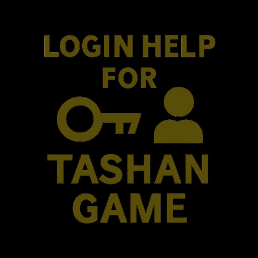 An icon representing login assistance for Tashan Game.