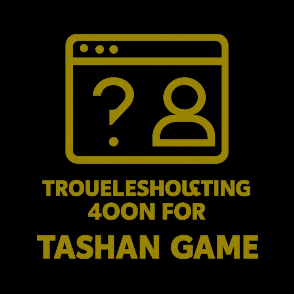 Icon representing help with Tashan Game login issues.