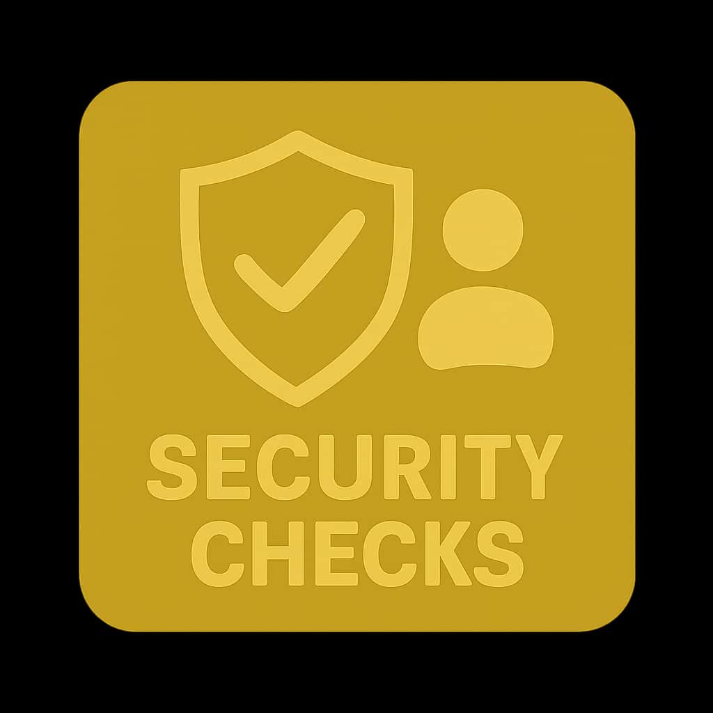 A professional badge symbolizing security checks for Tashan Game.